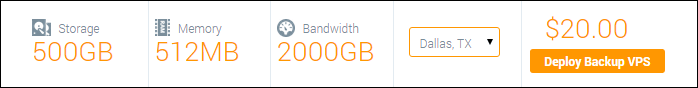 Backupsy KVM Back VPS Servers